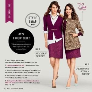 Cabo • Frolic Pencil Skirt in Plum